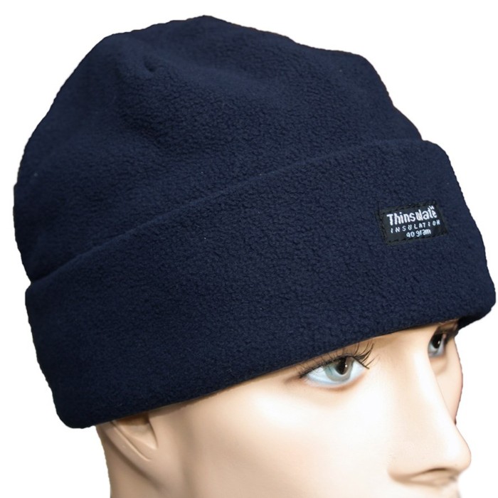 MFH Rollmütze Fleece, blau